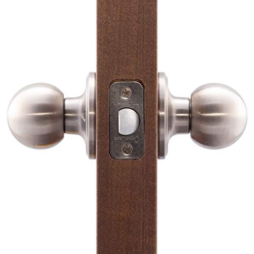 Copper Creek Bk2020Ss Ball Door Knob, Passage Function, 1 Pack, In Satin Stainless #TOP3