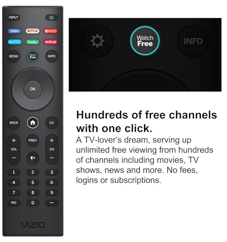 image for VIZIO SmartCast Universal Remote Control - Smart Remote Replacement fo