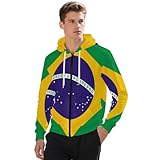 Veste Homme à Capuche avec Imprimés 3D: Grâce à une technologie d’impression 3D avancée, cette veste présente des motifs précis et immersifs, avec des couleurs éclatantes. Le motif Brésil élément ressort avec originalité et audace, apportant une touche patriotique et moderne à votre tenue. Un choix parfait pour les hommes qui aiment se démarquer et afficher leur fierté nationale.