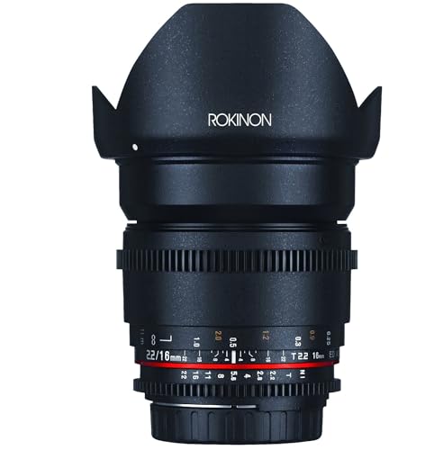 Amazon.co.jp: Rokinon 16mm T2.2 Cine DS APS-Cレンズ Canon EF