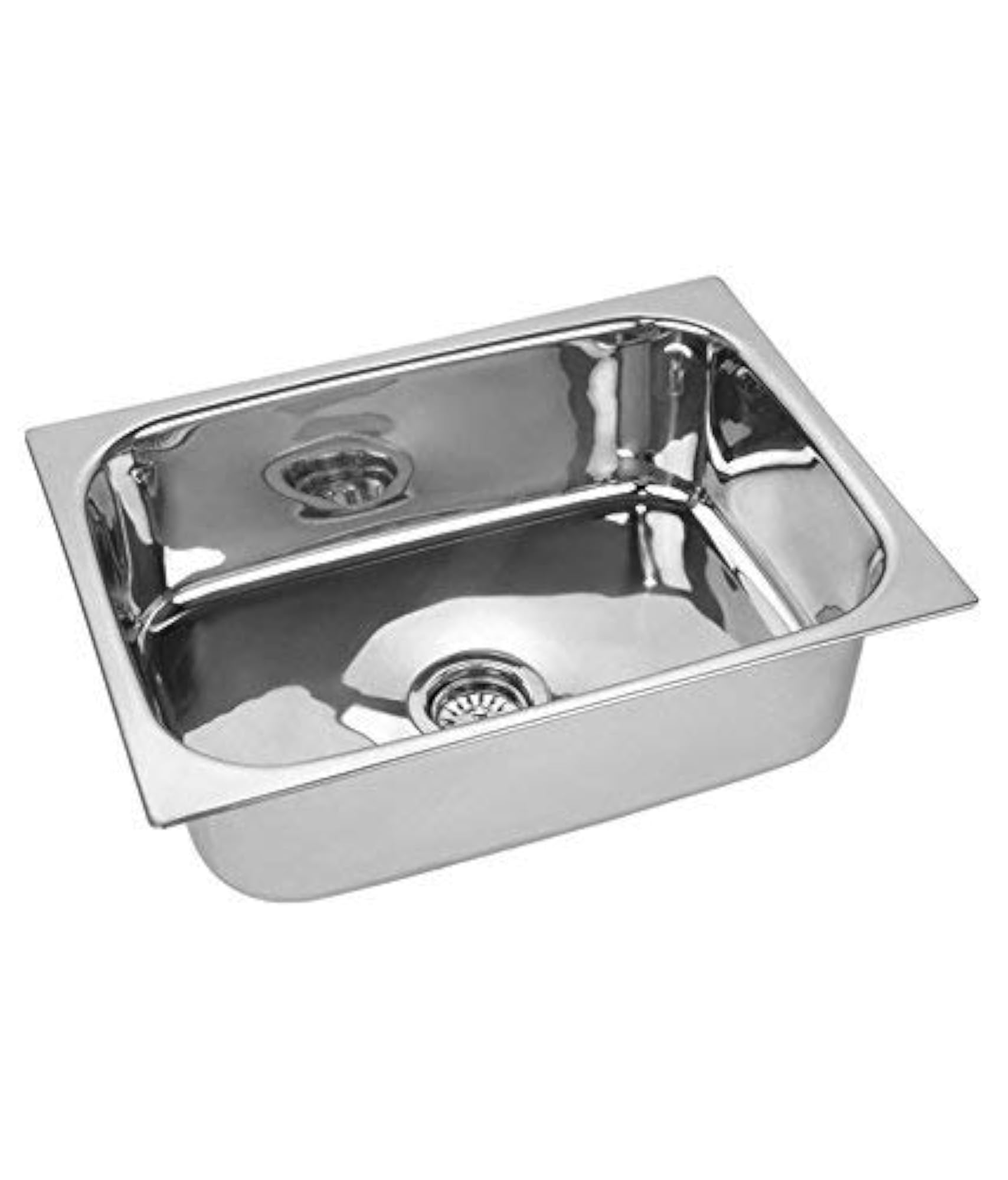 Stainless Steel Kitchen Sink with Drain Strainer & Waste Pipe