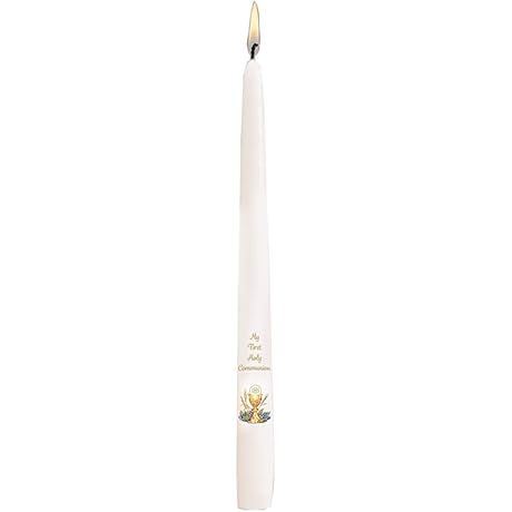 My First Holy Communion Wax Taper Candle for First Communion