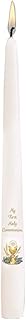 First Communion Candle My First Holy Communion Wax Taper Candle with Chalice and Host Design, 10 Inch