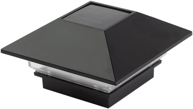 Deckorators 2-1/2 in. x 2-1/2 in. Black Solar Post Cap