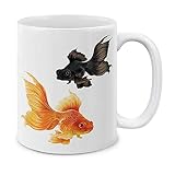 MUGBREW Cute Animal Fancy Goldfish Mug