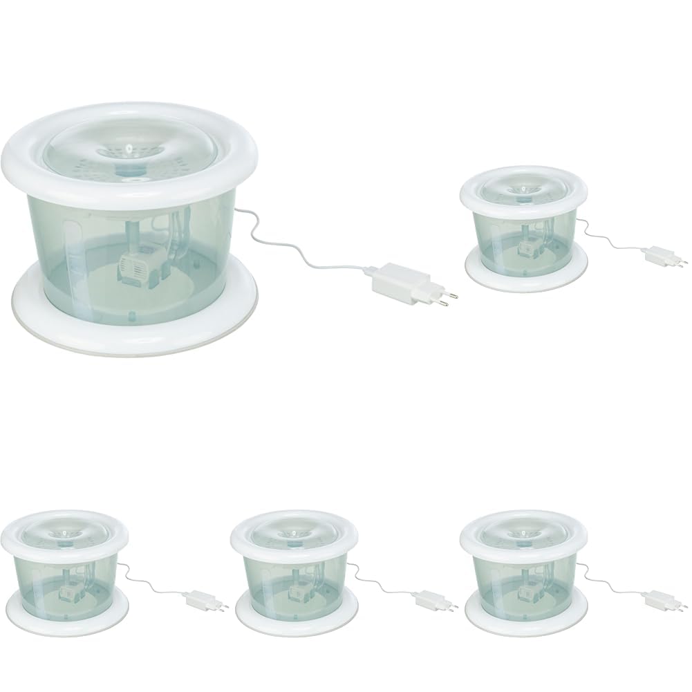 TRIXIE Ersatzfilter 24465 für Trinkbrunnen 24464 - Aktivkohle & Polyestervlies - verbessert Wasserqualität - 2 Stück (Packung mit 5)