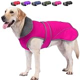 Dogcheer Dog Coat, Christmas Dog Winter Jacket Puppy Cold Weather Coats with Thick Padded, Reflectiv