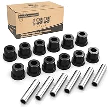 10L0L Golf Cart Spring Bushing Kit-Rear Leaf Springs Shackles Bushing Sleeve for EZGO TXT/Medalist 1994-up & Club Car DS 1981-up, Replaces Parts 70289-G02/70291-G01/1012303/1015583