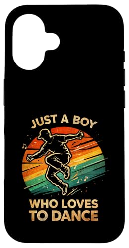 Just Boy Who Loves To Dance Sunset �q�b�v�z�b�v �u���C�N�_���X �_���T�[ �X�}�z�P�[�X iPhone 16 �p