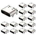 Greluma – Greluma 15 STK USB-3.1 USB-C-Buchse, 16-poliger Typ-C-Buchse