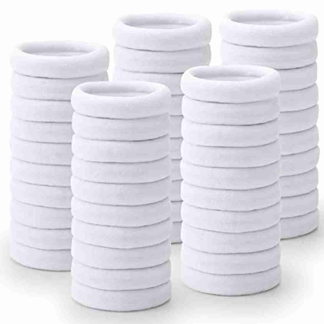 Jheel Fashion Beauty Look Hair Ties Ponytail Holders Smooth Elastic And Good Stretchable Nylon Hair Rubber Bands For Women’s & Girls Pack Of 36