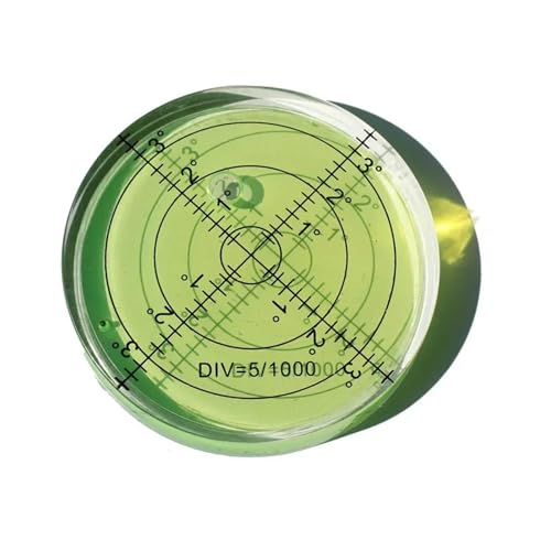 Niveau à bulle hauteur 10 mm à graduations de surface ronde