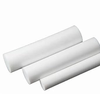 الطول 100 مم/3.93 بوصة بولي تترافلوروإيثيلين الصلبة رود غير سامة DIY PTFE البلاستيك بار القطر 90 مم، أسود الطول 100 مم