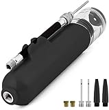 BROTOU Bomba de Bolas Bomba de Bicicleta A Mano Bidireccional Bomba de Baloncesto para Fútbol Baloncesto Rugby Fútbol Voleibol para Carretera,Montaña Bicicletas