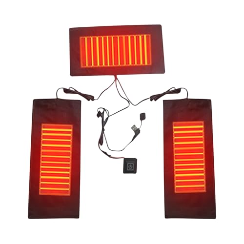 Sghtil Coussin chauffant pour vêtements | Coussin chauffant pliable en tissu doux pour genoux, 3 réglages, pantalon d'hiver chauffant pour la pêche, le camping, la maison et la randonnée