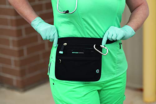 New Medical Gear - Riñonera para enfermeros, tamaño pequeño, color negro