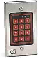 IEI 212iLW Architectural Weather Resistant Keypad – Backlit, Flush Mount For Access Control