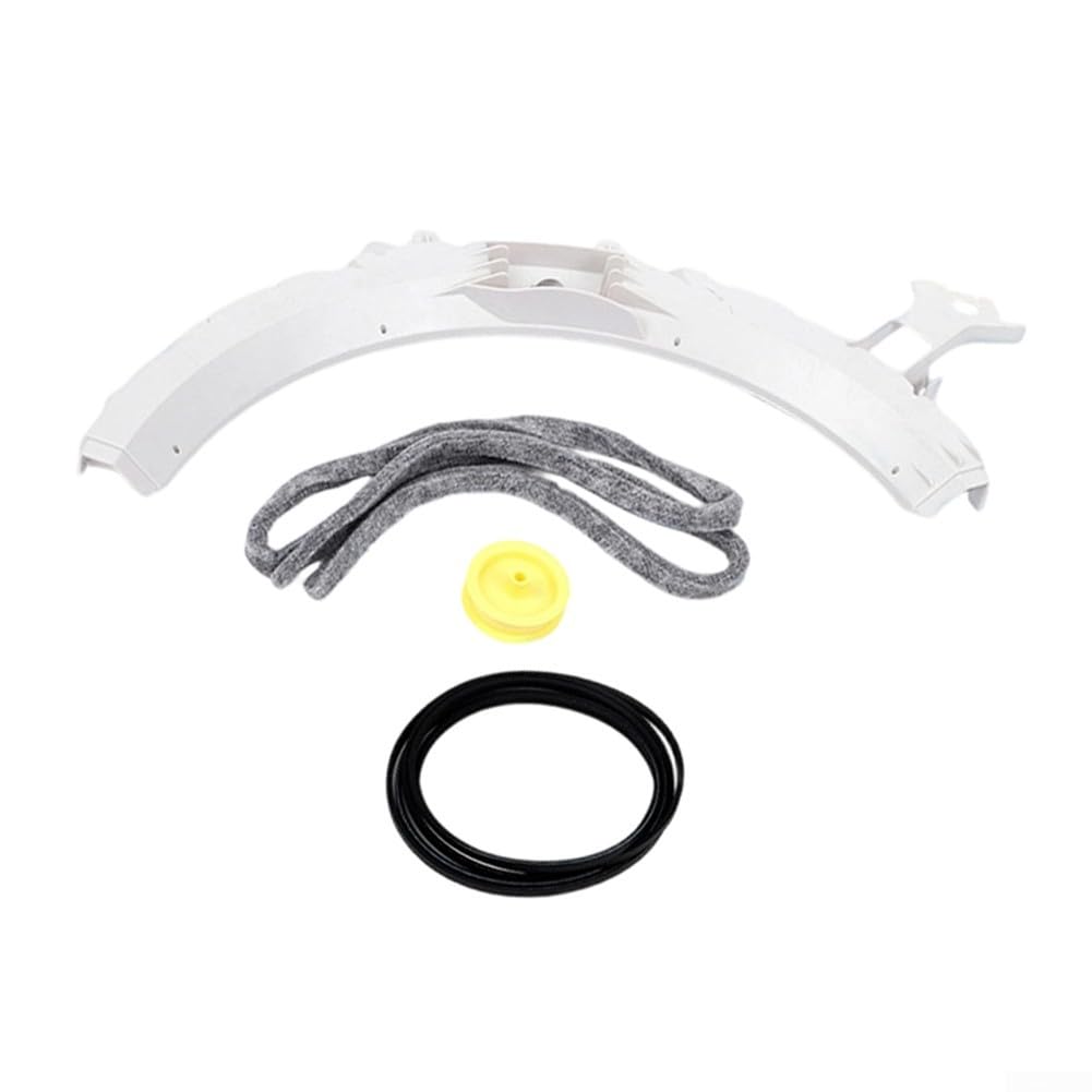 Kit de rodamientos de tambor de secadora GE compatible con modelos seleccionados de carga frontal, incluye deslizadores de fieltro de correa de transmisión de rodamiento superior (WE49X21874/83)