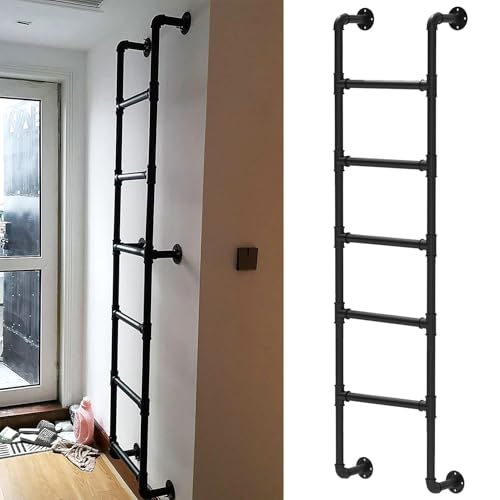 Escalera de escape resistente de 4 peldaños para sótanos y ventanas 2