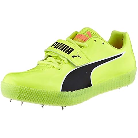 Zapatillas de Atletismo PUMA Evospeed High Jump 6 Unisex Amarillo Cover
