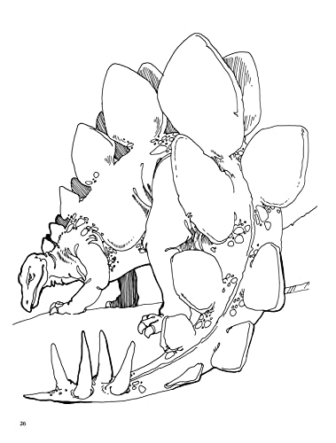 Dover Publishing Little Activity Books: Dinosaur Coloring #TOP3