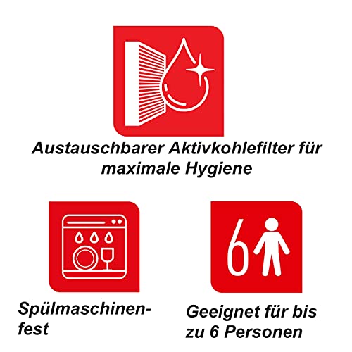 Foto von Tefal Fritteuse Super Uno FR3100, Kapazität 2,2 Liter 1,5Kg | Geruchsfilter, regelbare Temperatur, Behälter mit Antihaft-Beschichtung, Teile Spülmaschinenfest, knusprige Pommes, leichte Reinigung