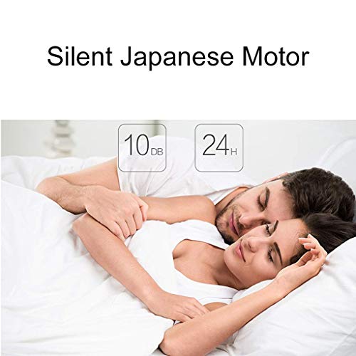 H.JPT Uhrenbewegerbox Automatic Double Watch Winder Box, Quiet Motor with 5 Rotation Modes, Wood Shell Watches Storage Display Box Watch Winder Box