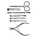 Grip Scissor Precision Stainless Steel S5 – Fine Tip Beauty Scissors for Eyebrows, Facial Hair & Nail Trimming – Rust-Resistant Stainless Steel for Precise, Controlled Grooming