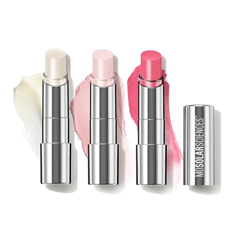 MDSolarSciences Tinted Lip Balm SPF 30, Sheer Hydrating Sunscreen for Lips, Vegan, Gluten Free, Trio - The Neutrals, 0.15 Oz