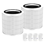 2 Pack H7126 Replacement Filter Compatible with GoveeLife Mini Air Purif-ier Filter, 3-Stage Air Filter Replacement for H7126 Fit for Govee Air Purif-ier Filter, 4 Extra Pre-Filters