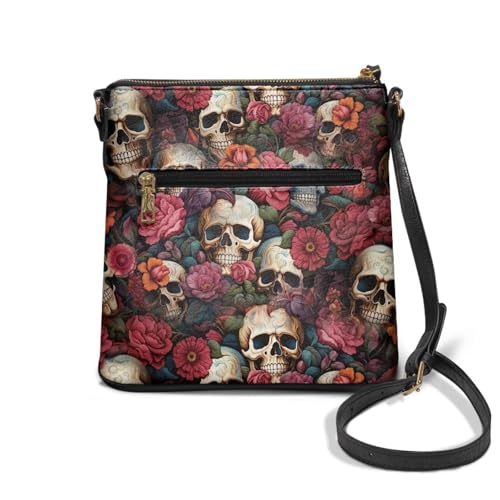 Crossbody Bags for Women Leather Large Shoulder Bag Purses with Adjustable Strap Zipper Pockets Handbags for Work2