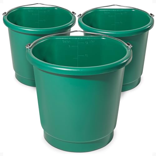 Farm Innovators 3 Gallon Heated Buckets with Plastic Handle