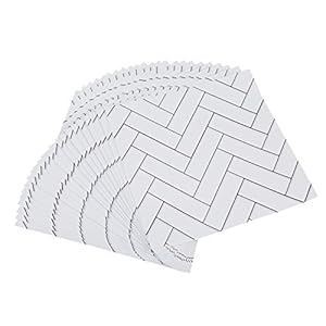 ENCOFT 24 stuks tegelstickers 15 x 15 cm voor badkamer en keuken. Moderne waterdichte verwijderbare muurstickers…