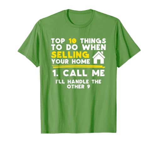 Real Estate Agent Call Me T-Shirt, Men, Grass Green, X-Large