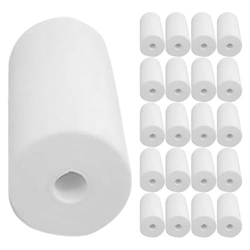 HANABASS Thermal Cash Register Paper Rolls 2.24 X 1.18 inch Pos Paper Printing Thermal for Receipt Printers Credit Card Machines Supermarket Till Office Restaurant