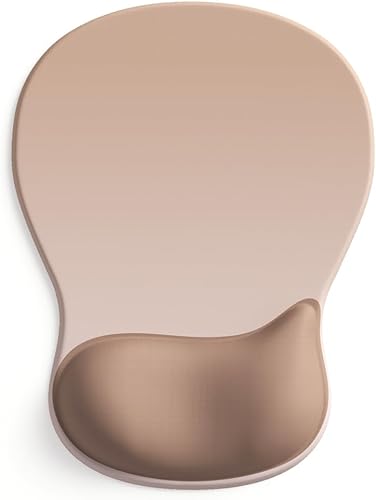 Miniatura 8 de Alfombrilla para ratón con soporte para muñeca ErgoComfort Gel - Alfombrilla de ratón ergonómica para oficina con soporte para muñeca - 06 Arena moca