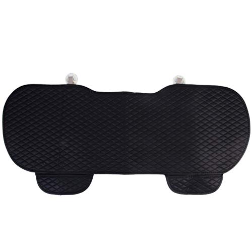 Emily Comfortable Vehicle Seat Cover Cushion Pad Backless For Car Back Seat black