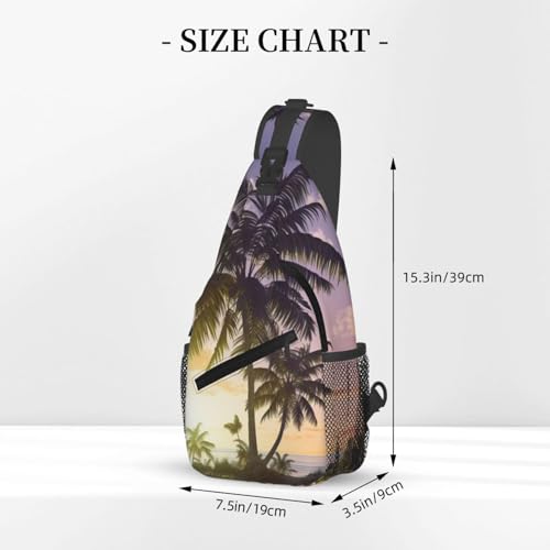 Bolso cruzado negro casual para hombre y mujer miniatura 3