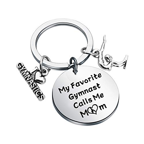 Gymnastics Mom Keychain