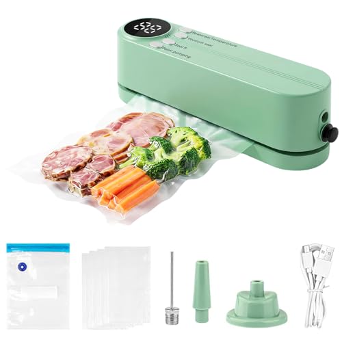 Mini Vacuum Sealer, 3 in 1 Cordless Handheld Vacuum Sealer