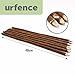 UrFence 300x20 Weide Beeteinfassung Holz - Flexible Rasenkante - Mini Gartenzaun zum Stecken - Rollborder Beetumrandung - Baumumrandung Rund - Beetzaun Steckzaun Beeteinfassung Staketenzaun Rollzaun