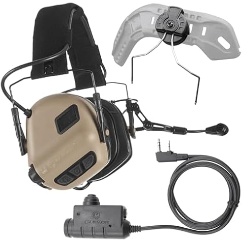 EARMOR Bundle of 3: M32Plus, Helmet adapter and Radio adapter Cover