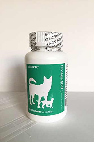 VETiONX Omega 3/6/9 - Complete Omega Fatty Acid Supplement for Cats and Dogs