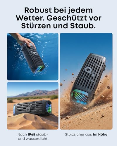 soundcore by Anker Boom 3i Robuster Outdoor Lautsprecher, Bluetooth 5.3 – Ansicht 2