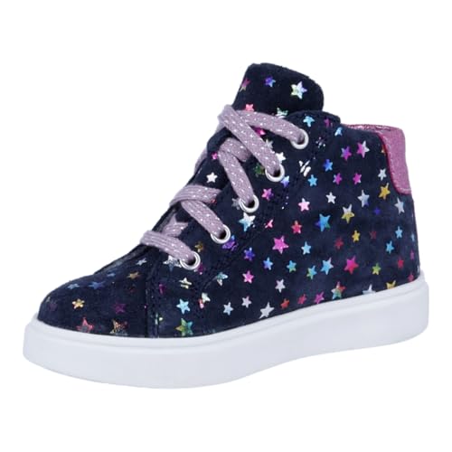 Richter Kinderschuhe Flora Sneaker, Marine/Candy, 32 EU