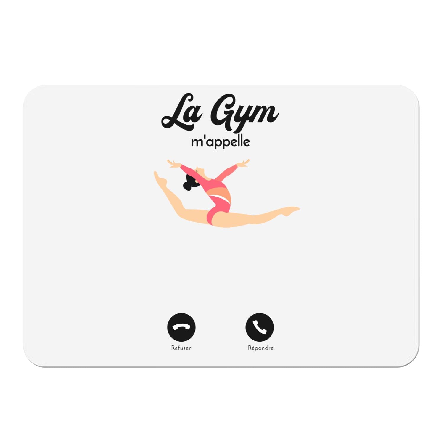 Sets de table souple napperons blanc liège grand format gymnastique sport x4