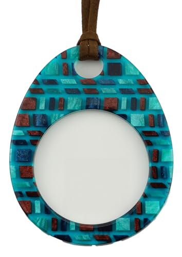 [KISSO]Pendant Loupe_egA マリンブルー/母の日 ギフト プレゼント おしゃれ ルーペ 拡大鏡 ペンダント ネックレス 日本製 キッソオ