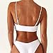 Bikini Set Women 2026 V Neck Spaghetti Strap Sexy Two Piece Swimsuit Bathing Suits Fashion Casual Comfy Swimwear White