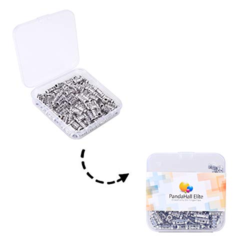 PH PandaHall 100pcs Column Spacer Beads Tibetan Tube Beads Alloy Antique Silver Metal Jewelry Spacers Loose Beads Charms for Bracelet Necklace DIY Jewelry Making, 13x5mm, Hole: 3mm by PH PandaHall - Image 6