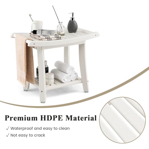 Tabouret de bain ergonomique pour aménager une douche senior